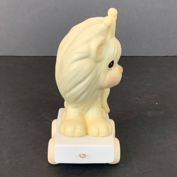 Vintage Enesco Precious Moments Birthday Train Age 5 Lion Figurine 1985 - Picture 5 of 8